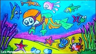 Gambar Kartun Di Dasar Laut