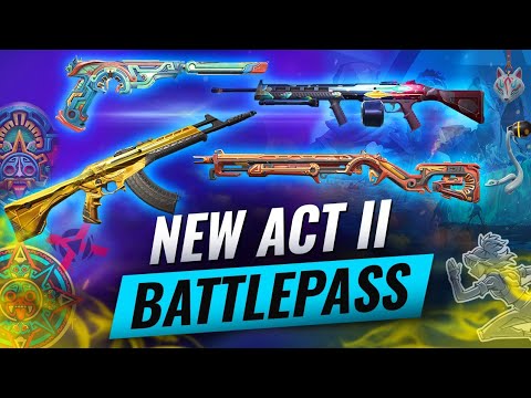 NEW ACT 2 BATTLE PASS IS CRACKED! - Valorant Skin Breakdown