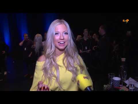 Sigrid Bernson inför "Melodifestivalen 2018"