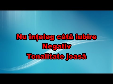 Nu-nteleg cata iubire(Constient sunt Doamne bine) Negativ pentru surori