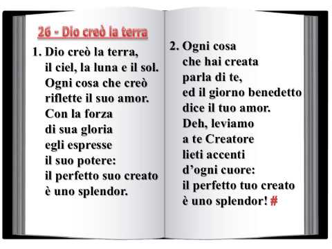 26 Dio creò la terra - Innario Avventista edizione 2014