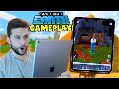 Minecraft Earth FIRST Ever GAMEPLAY! - New Minecraft Mobile Game