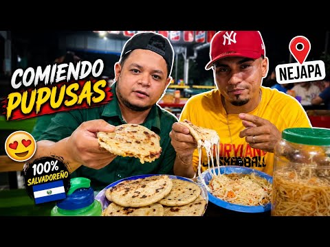 Probando las pupusas en Nejapa 🤤 Qué tan buenas son ? 🇸🇻🤔