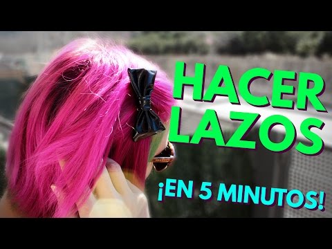 Manualidades con tela: ¡Como hacer lazos en 5 minutos! (manualidades paso a paso)