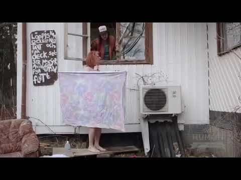 Morran duschar i avloppsvatten