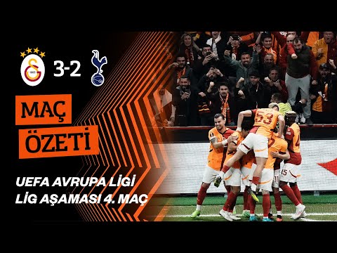 📺 ÖZET | Galatasaray 3-2 Tottenham (UEFA Avrupa Ligi - Lig Aşaması 4. Maç)