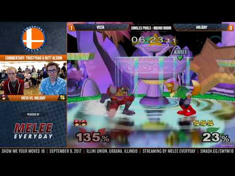 Show Me Your Moves 18 - Vista (C. Falcon) vs. Holiday (Fox) - SSBM - Singles Pools