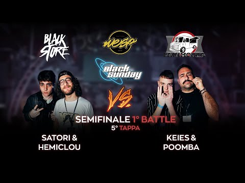 SATORI & HEMICLOU vs KEIES & POOMBA (SEMIFINALE) - BLACK SUNDAY FRATM 2vs2