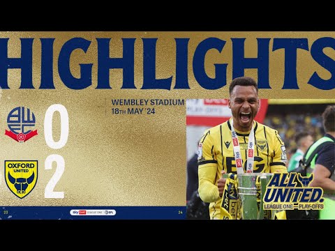 Bolton Wanderers v Oxford United highlights