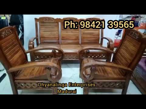 Kerala Teak Wooden Sofa Set