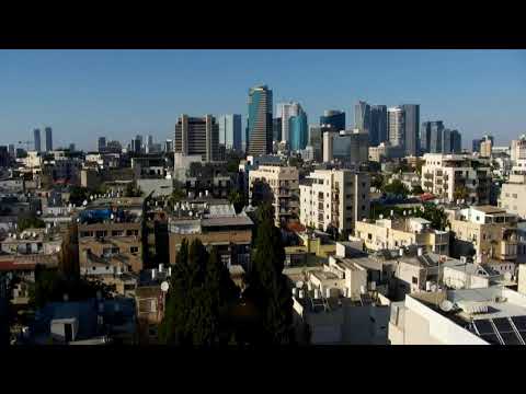 Live view of Tel Aviv skyline