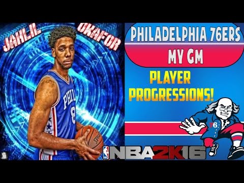 NBA 2K16 Philadelphia 76ers MY GM Ep. #16 - Player Progressions + Training Camp!