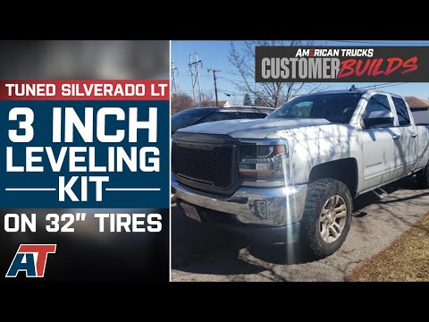 Tuned 2016 5.3L Silverado LT with a 3\" MotoFab Leveling Kit on 32\'s | AmericanTrucks Customer Builds