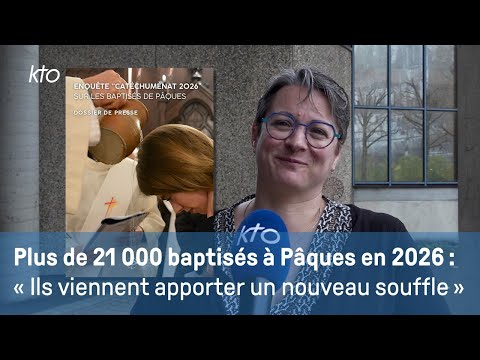 21 386 jeunes et adultes baptisés à Pâques - Enquête sur le catéchuménat 2026