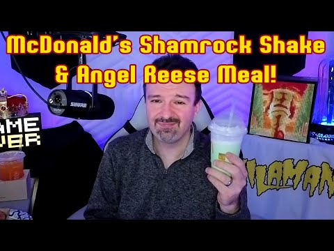 DSP Tries It Ep. 203 - McDonald's Shamrock Shake & Angel Reese Meal!