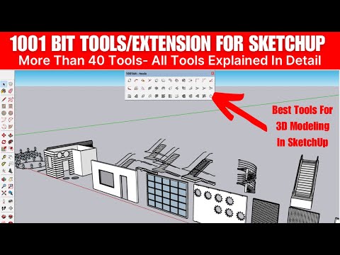 Master 3D Modeling in SketchUp with 1001 Bit Tools | Complete Tutorial