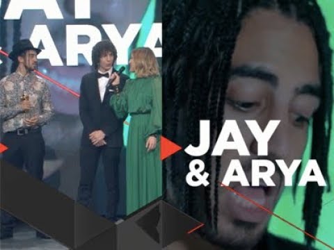 Jay & Arya beim YouTube GOLDENE KAMERA Digital Award 2018