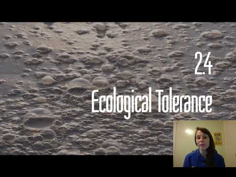 2.4 Notes - Ecological Tolerance