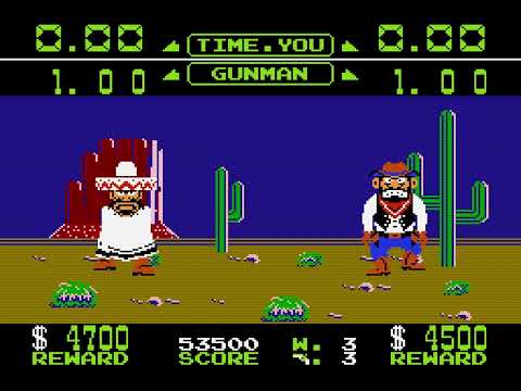 Wild Gunman (NES) Playthrough