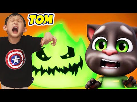 🎃 Frightened Friends 👻 | Talking Tom Shorts in Real Life with PJ Masks and more Nate stories