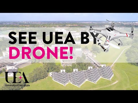 Aerial Drone Campus Tour - UEA from the Sky (Tours)