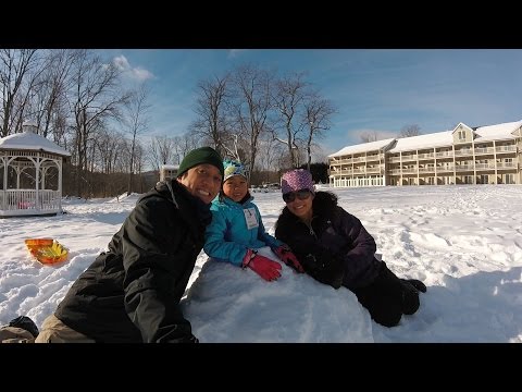Our daughter asks us to bury her in snow!?!?