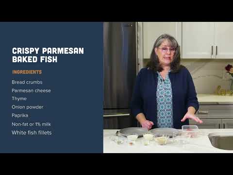 What’s Cooking w NYSOFA | Crispy Parmesan Baked Fish for a healthy, affordable source of protein!