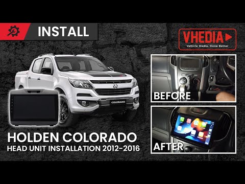 Holden Colorado Head Unit Installation 2012-2016 - X series