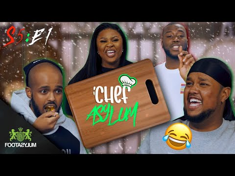 CHUNKZ, DARKEST AND NELLA ROSE EAT HARRYS GIANT SNAIL!! | Chefasylum S5 Ep1