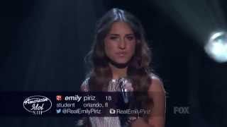Top 13- Emily Piriz- Glitter In The Air - AMERICAN IDOL SEASON XIII