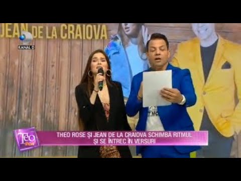 Teo Show-Theo Rose si Jean de la Craiova, un duo spectaculos! Schimba ritmul si se intrec in versuri