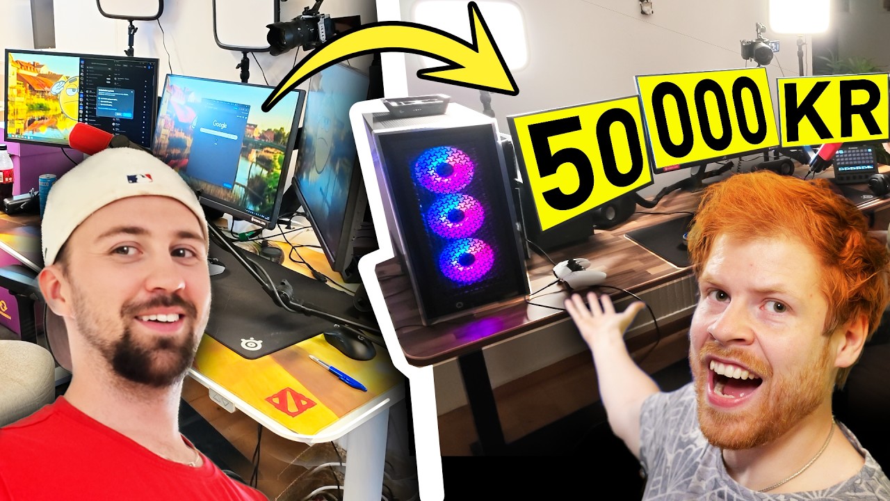 Stamsite bygger om Perras streamsetup för 50 000 kr