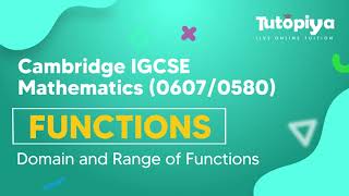 Domain and Range of Functions