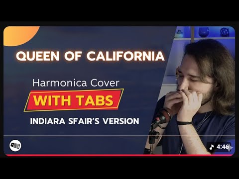 Queen of California - Indiara Sfair Harmonica Cover (with tabs)