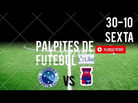 PALPITES DE FUTEBOL PARA HOJE 30 10 2020 CRUZEIRO X PARANÁ