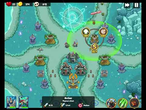 Epic Empire Tower Defense Level 14 normal with 2 starter heroes