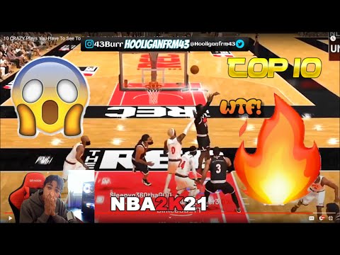 10 CRAZY Plays You Have To See To Believe - NBA 2K21 TOP 10 Plays Of The Week #5 LIVE REACTION VIDEO