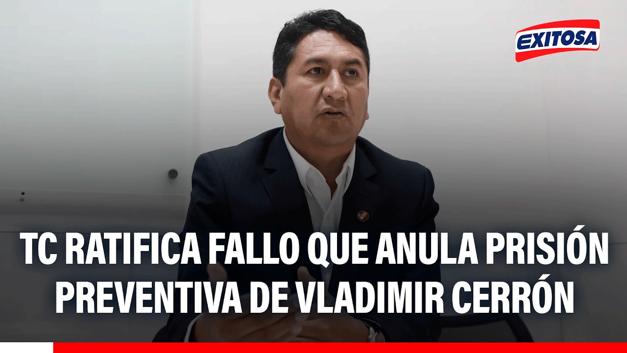 🔴🔵 TC ratifica fallo que anula prisión preventiva de Vladimir Cerrón