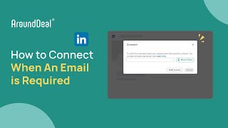 How to connect on LinkedIn when an email is required?