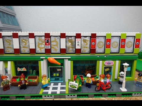Lego Stadt Update Folge 82 Lego City Supermarkt Inneinrichtung abgeschlossen und David zieht ein