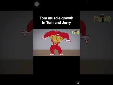 Tom muscle growth in Tom & Jerry [Fan-Animation] #muscle #musclegrowth #tomandjerry #shortvideo