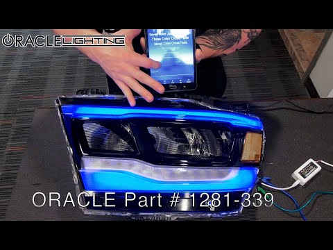 2019 Ram Truck Headlight DRL ColorSHIFT RGBW Upgrade Installation DIY