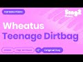Wheatus - Teenage Dirtbag (Karaoke Piano)