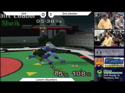 Mass Madness 32 SSBM - lint (Falco) vs. DrLobster (Sheik) - Melee LQF