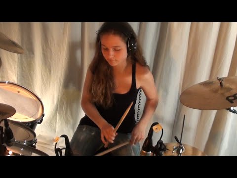 Speed up! (Original Song) - Sina (14 year old girl drummer)