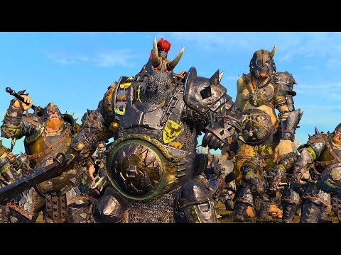 The Return of the Ironskin Tribe - OGRE KINGDOMS vs THE EMPIRE - TotalWar Warhammer 3