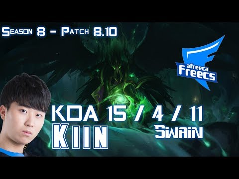 AFs Kiin SWAIN vs KENNEN Top - Patch 8.10 KR Ranked