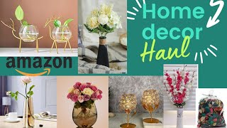 AMAZON HOME DECOR HAUL|FLOWER VASES & ARTIFICIAL FLOWERS|vnusways