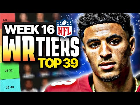 Week 16 Fantasy Football WR Rankings (Top 39) + QB/TE Ranks!