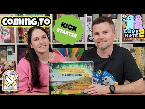 Preview of New Kingdom Gardeners Coming to #kickstarter New Kingdom Gaming | Love 2 Hate #boardgames